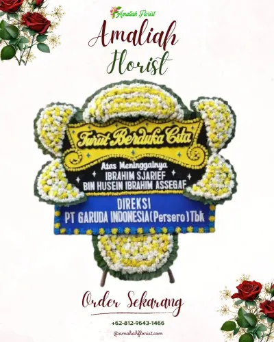 Papan Bunga Duka di Baringin